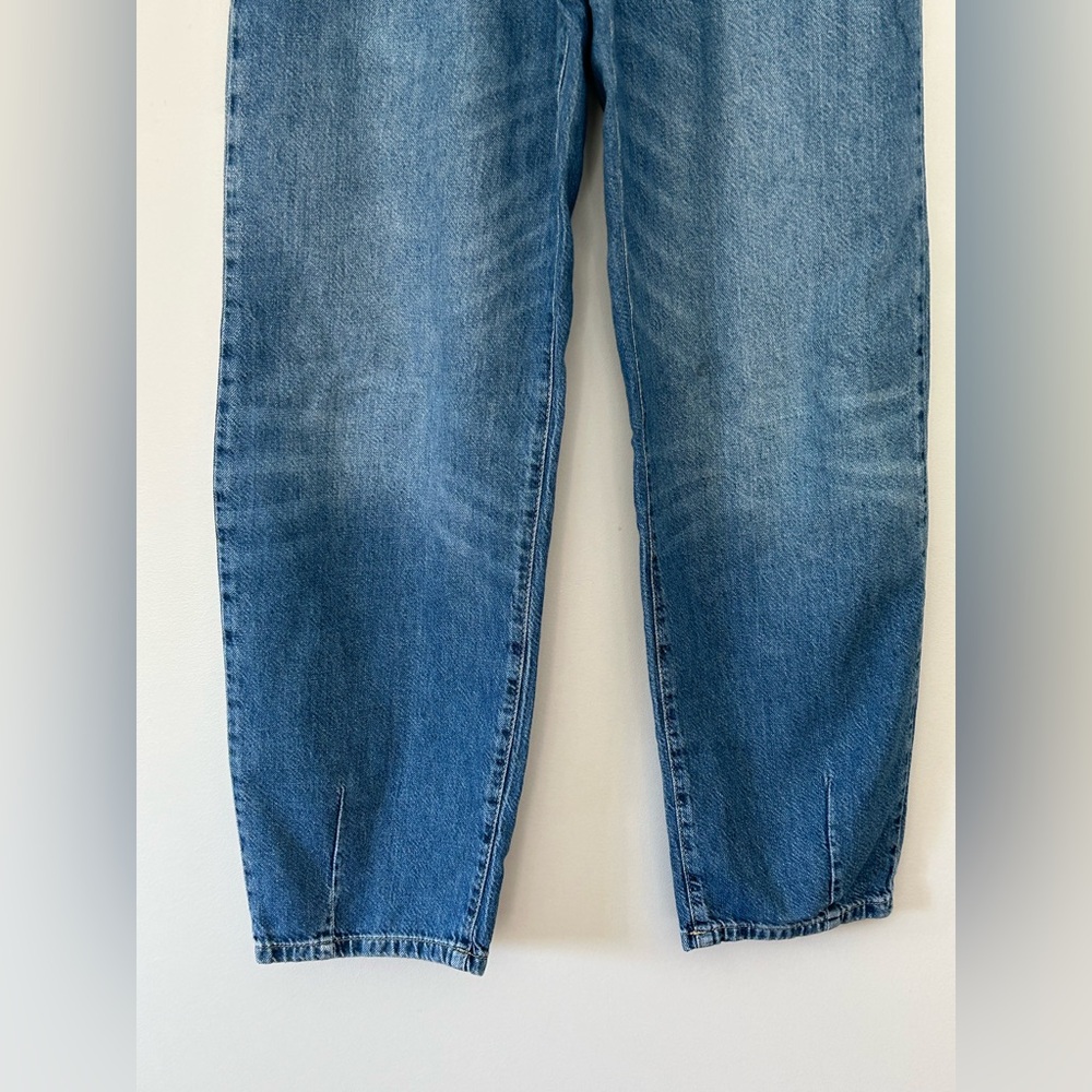 Pilcro high rise straight leg jeans size 26 medium wash cotton denim - Picture 4 of 10